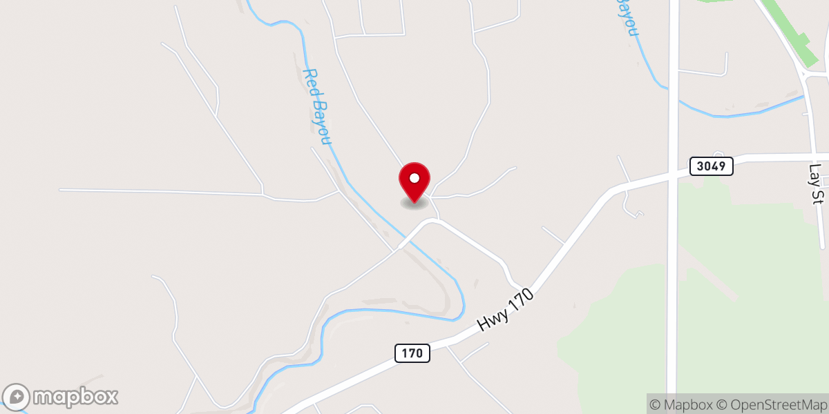Map showing location of New Avery Church