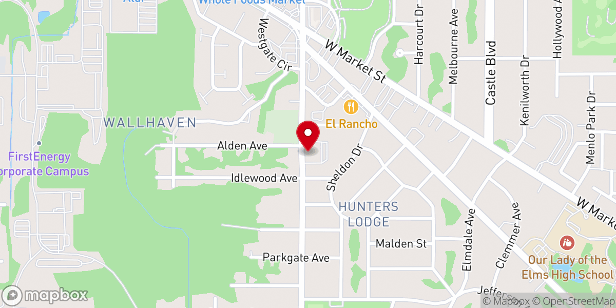 Map showing location of Summit Christian Church