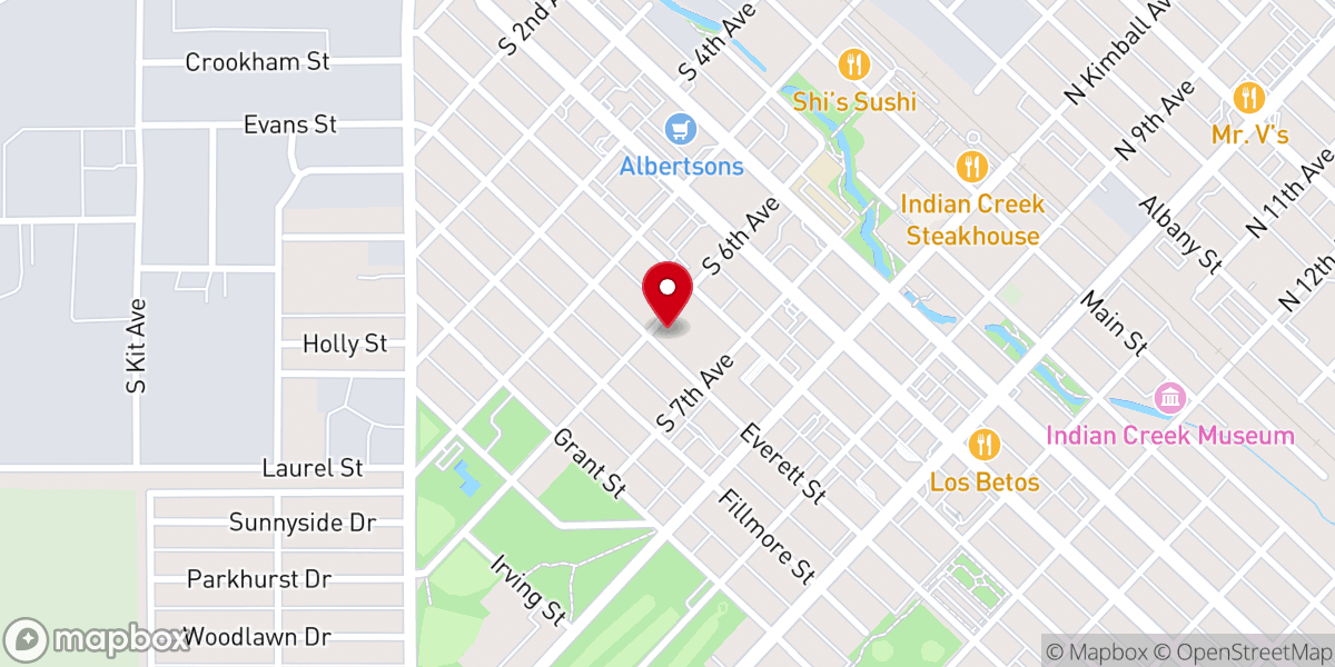 Map showing location of Christ Community Church EPC