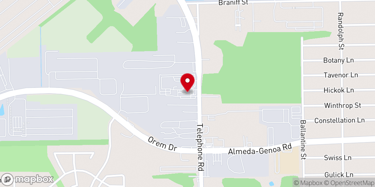 Map showing location of Church Centro Evangelico
