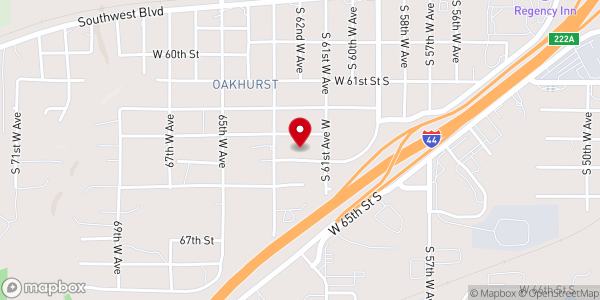 Map showing location of Holy Ground Evangelistic Center Inc