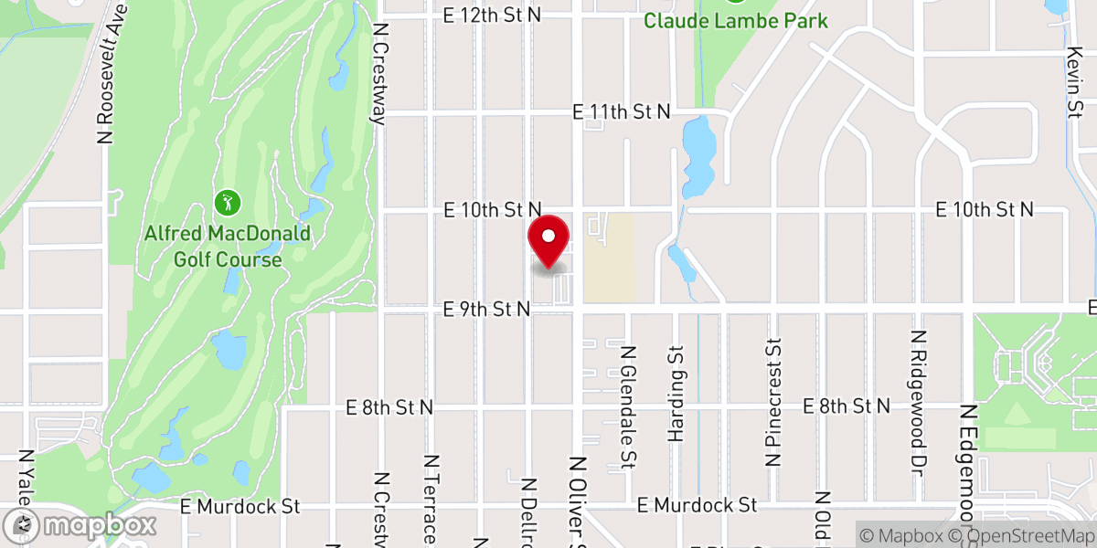Map showing location of St Marks Church-God In Christ