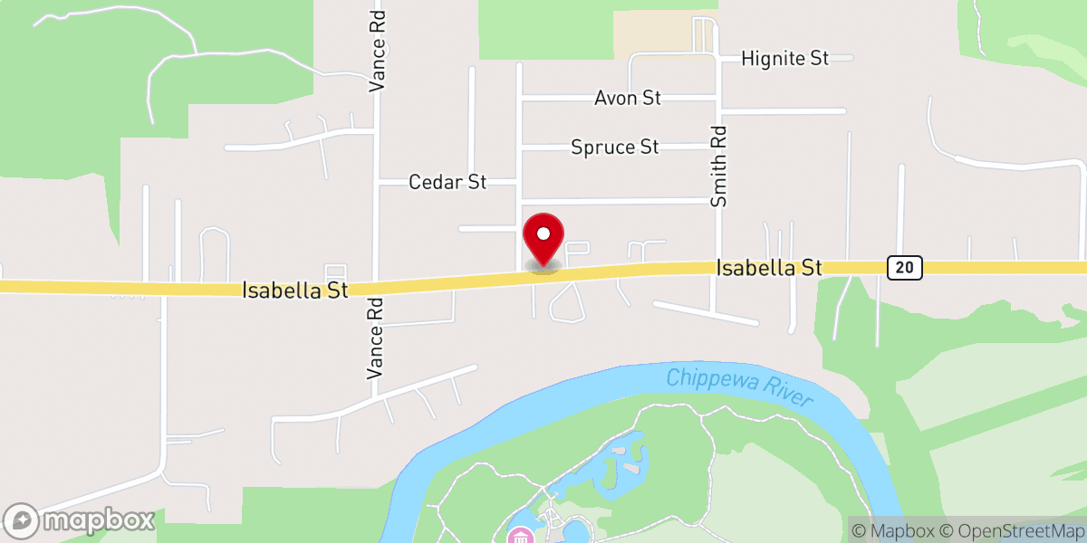 Map showing location of Faith Christian Assembly
