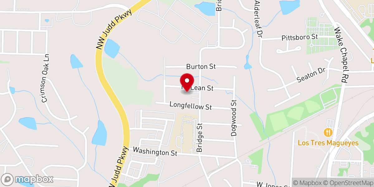 Map showing location of Saint Augusta Missionary Baptist Church