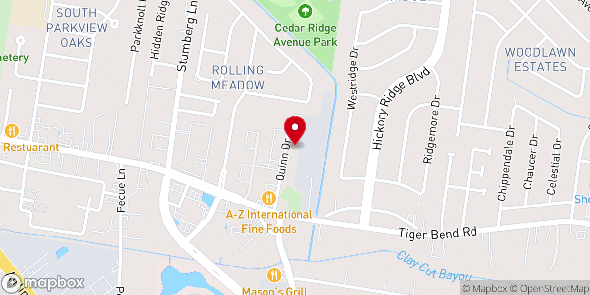 Map showing location of Capital Area Animal Welfare Society