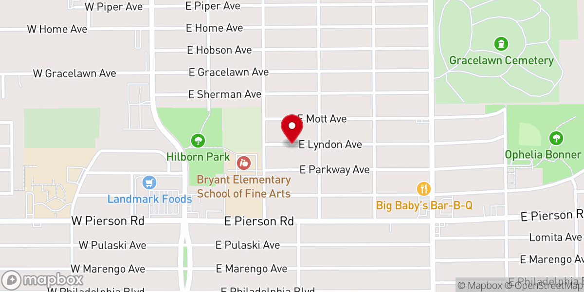 Map showing location of Holy Trinity Missionary Church