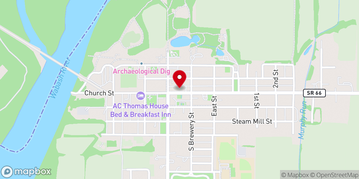 Map showing location of American Legion Post 370