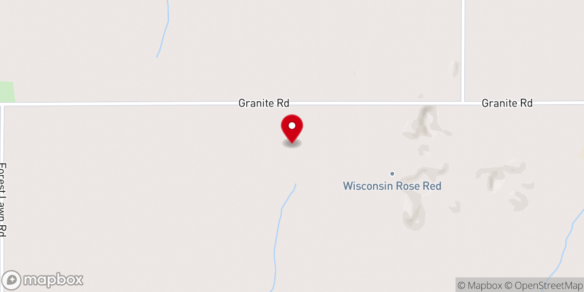 Map showing location of Forest Lakes District - EFCA