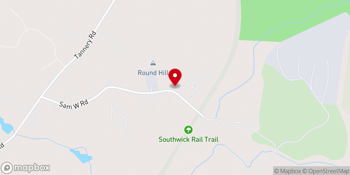 Map showing location of Mass Used Auto Parts