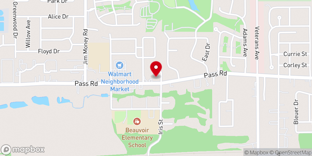 Map showing location of Lutheran Church of the Good Shepherd