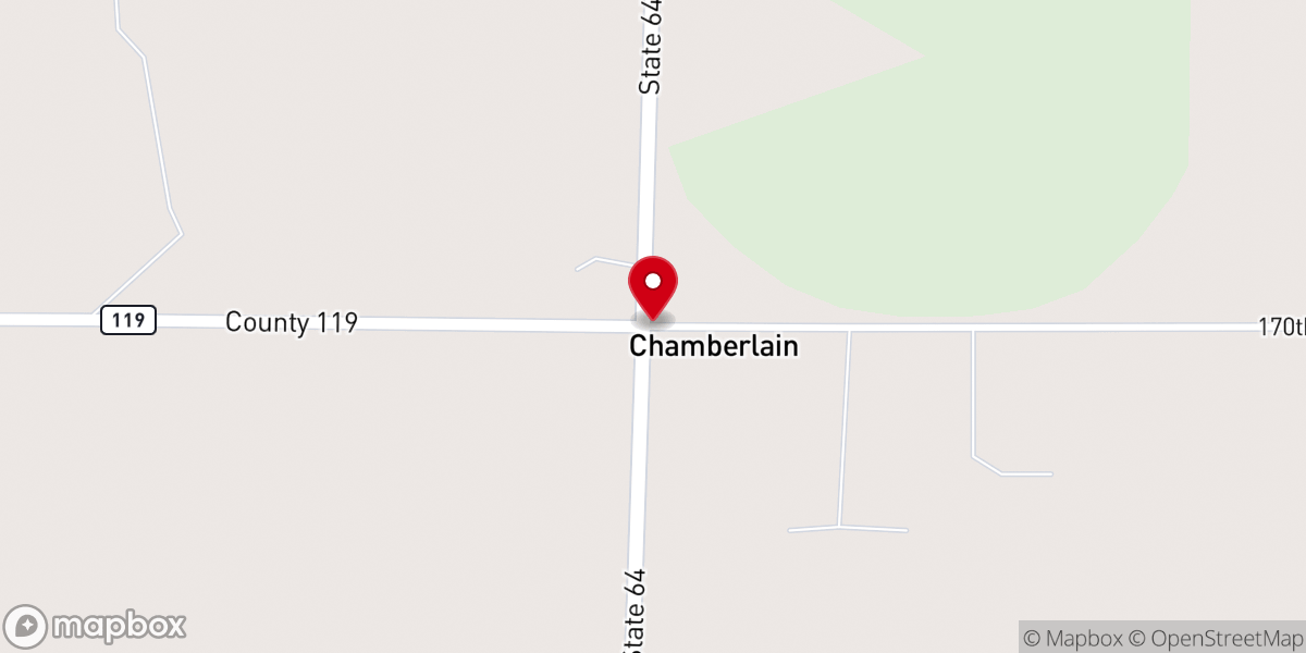 Map showing location of White Oak Bible Church