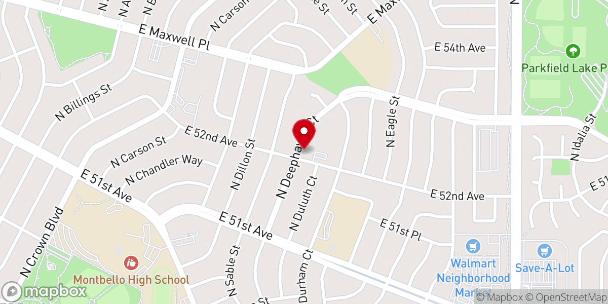 Map showing location of Vietnamese Community Baptist Church