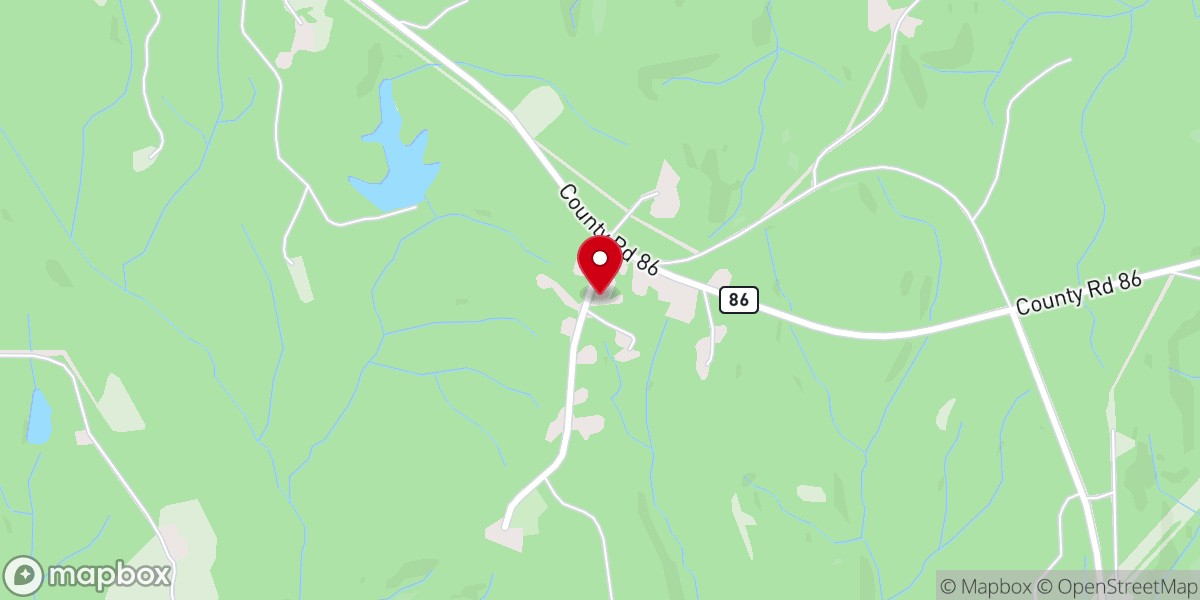 Map showing location of Mount Pleasant CMEChurch