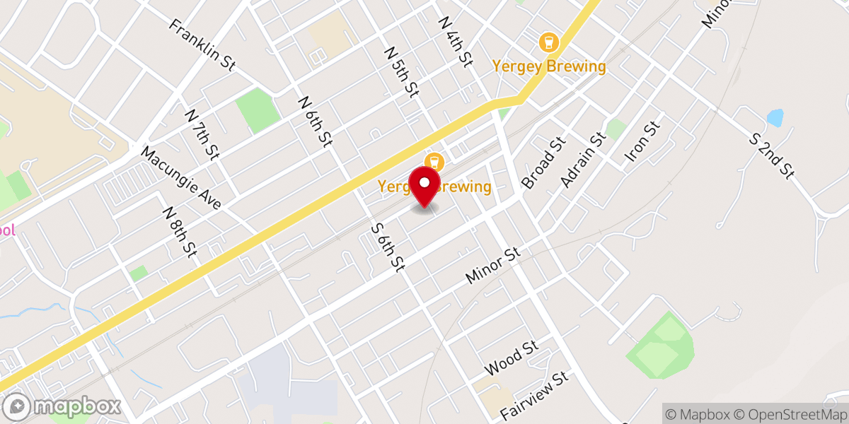 Map showing location of Lehigh Valley Martial Arts: Emmaus