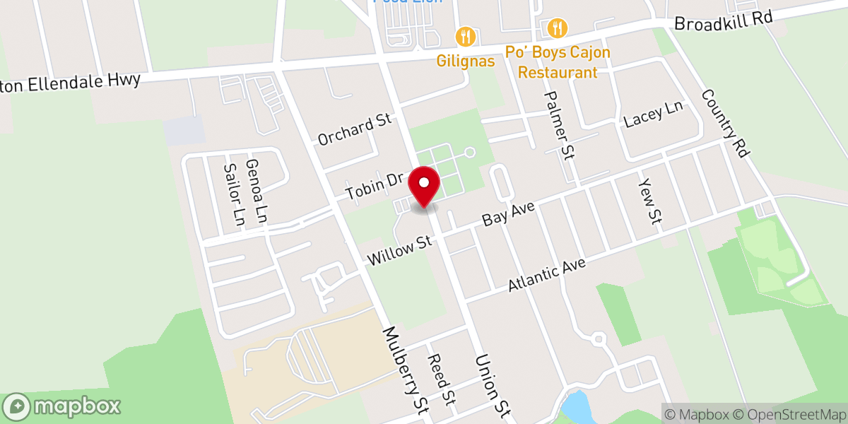 Map showing location of Simonsen Paul
