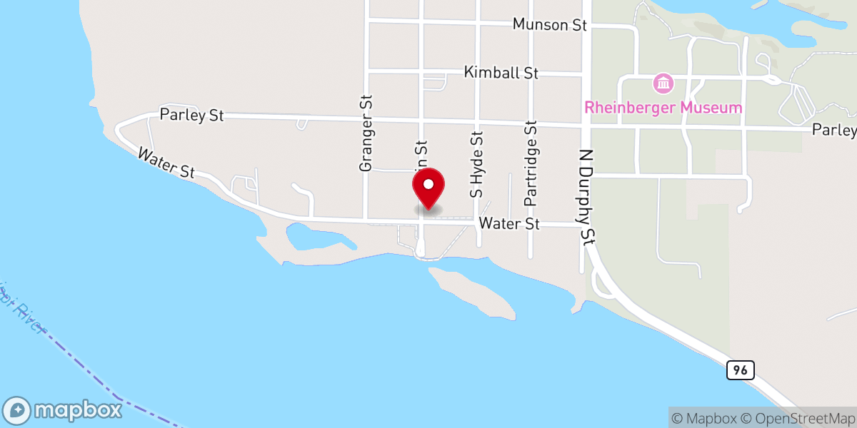 Map showing location of Mansion House