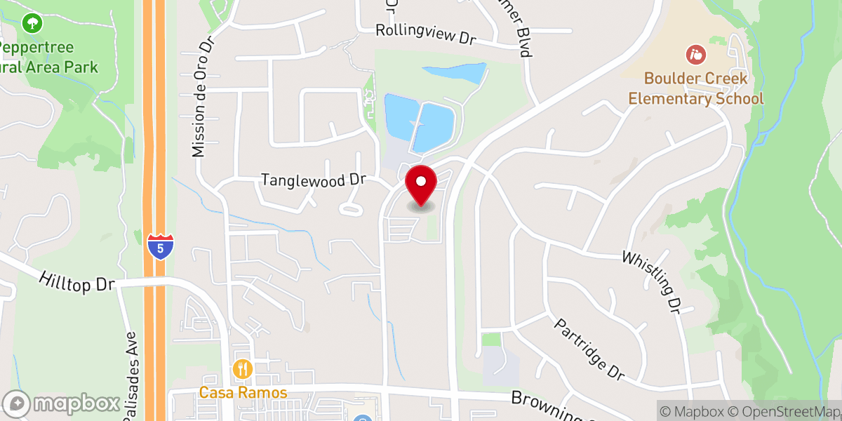 Map showing location of LCC Redding (Little Country Church)