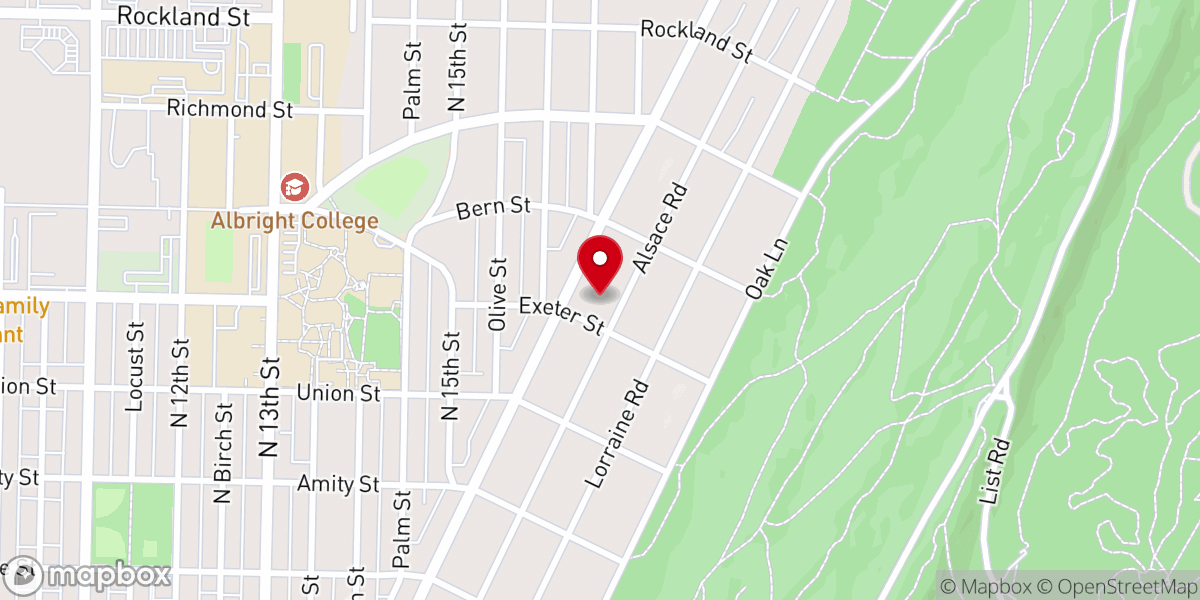 Map showing location of Most Holy Trinity Seminary