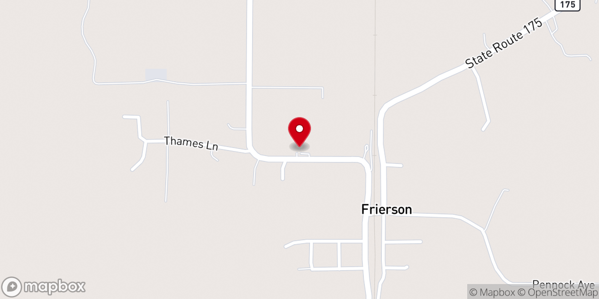 Map showing location of Desoto Parish Fire District #9
