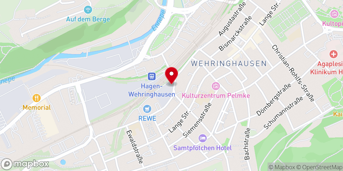 Map showing location of CGM-Hagen