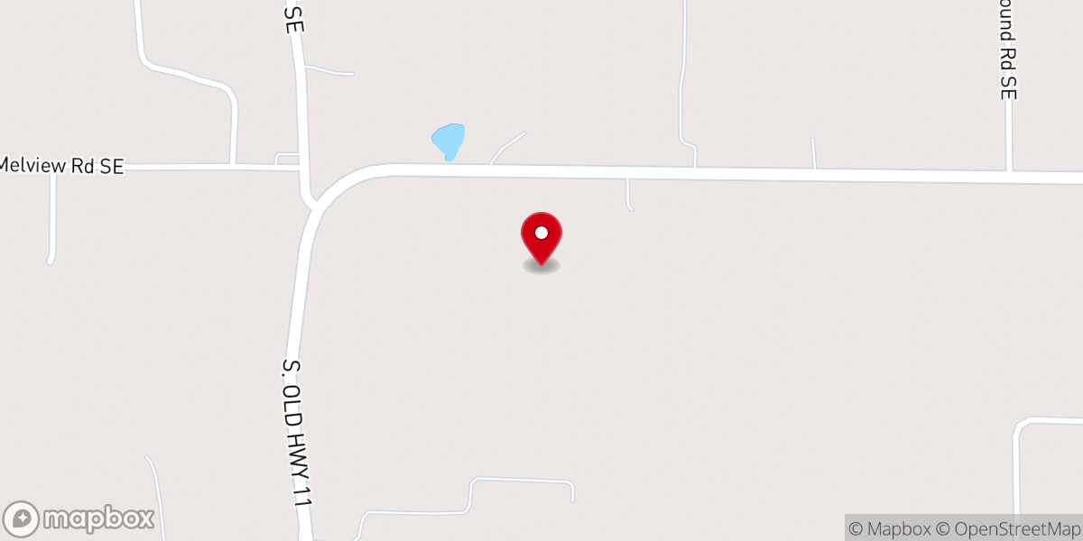 Map showing location of Freedom Christian Church