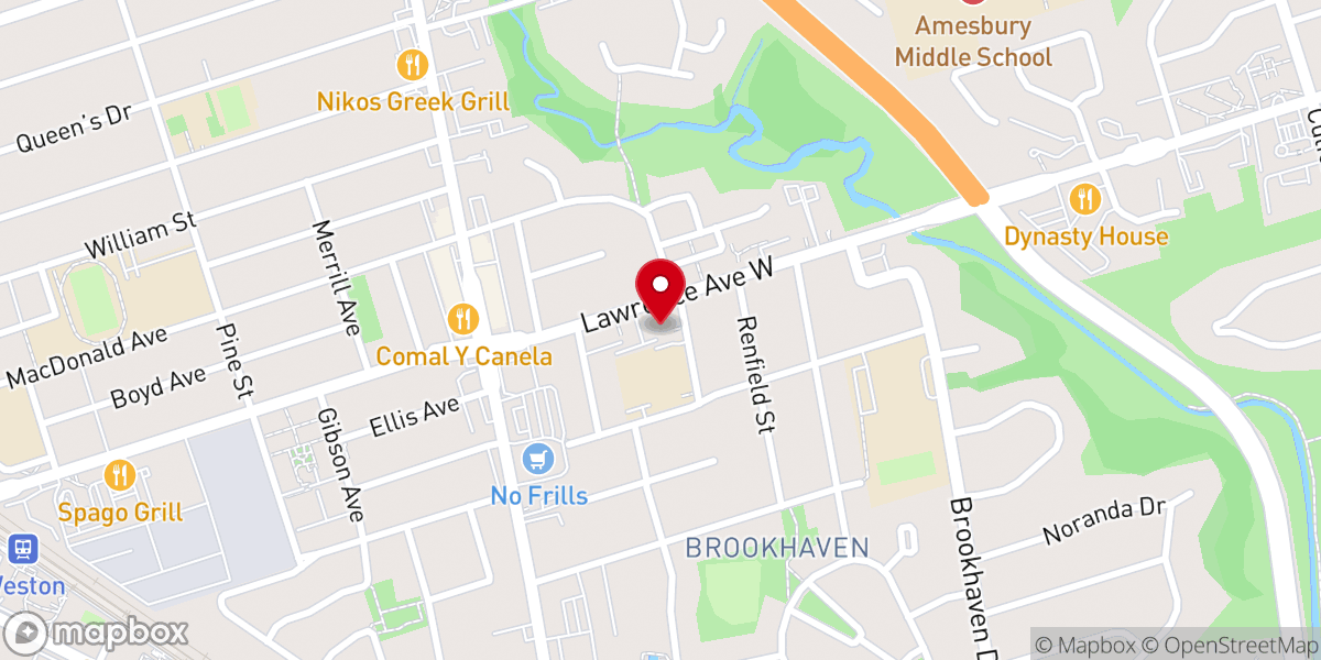 Map showing location of St Bernard Of Clairvaux Church