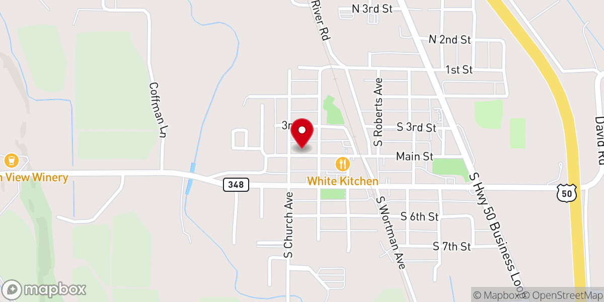 Map showing location of Our Lady of Fatima Catholic Church