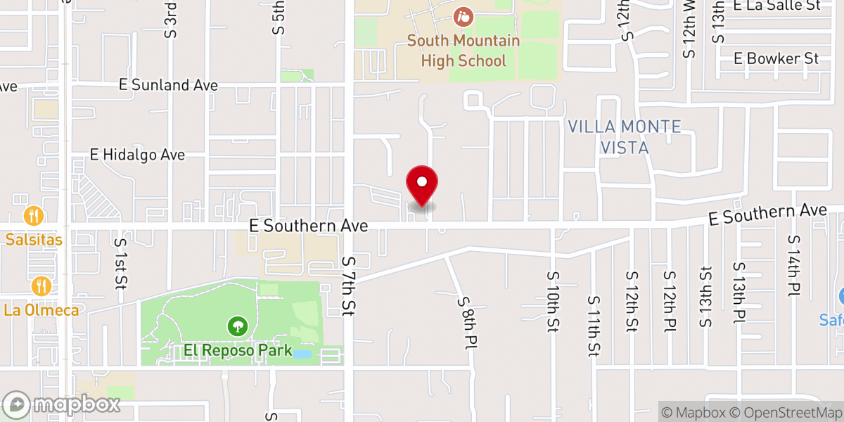 Map showing location of Wesley United Methodist Church