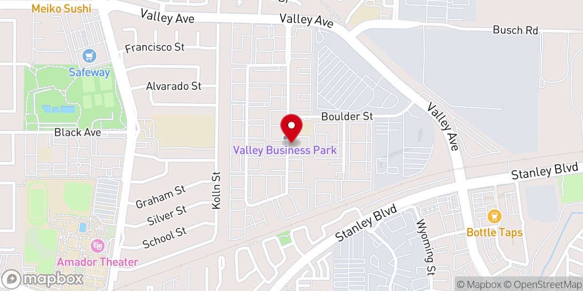 Map showing location of GraceWay Church - Church in Pleasanton, CA