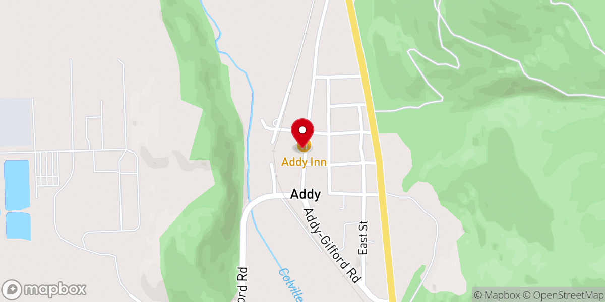 Map showing location of Addy Rescue Mission