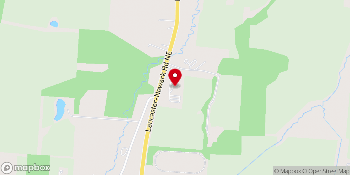 Map showing location of Life Church Vineyard
