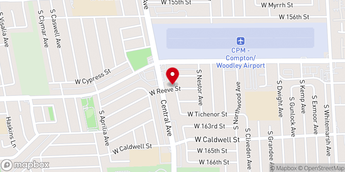 Map showing location of Double Rock Baptist Church