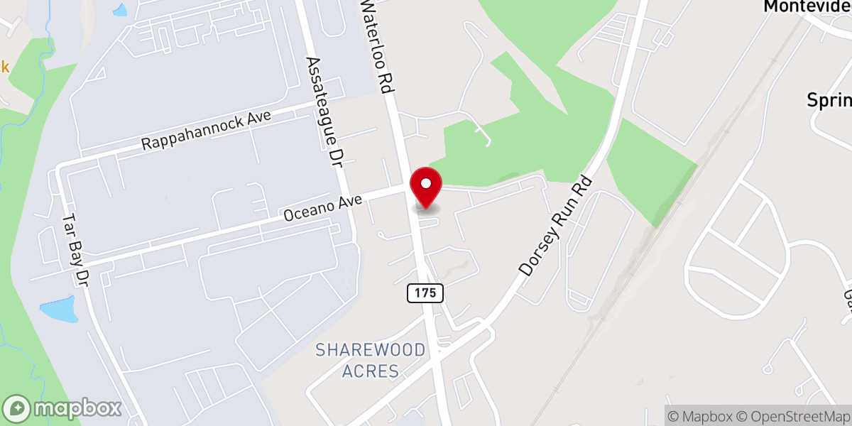 Map showing location of The Secret Place Chapel