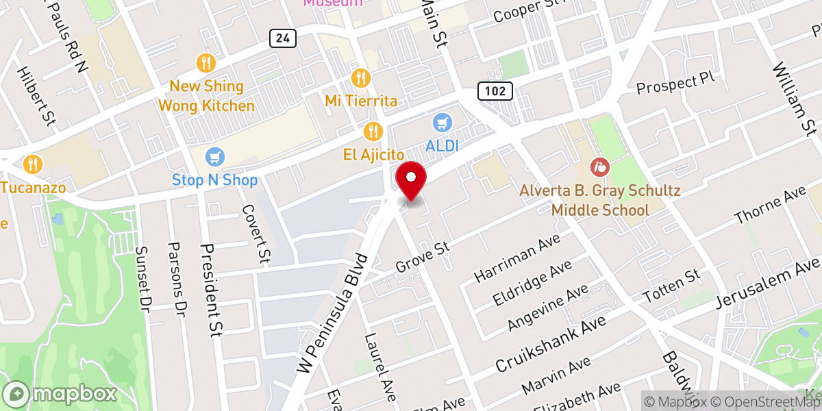 Map showing location of New Generation Church