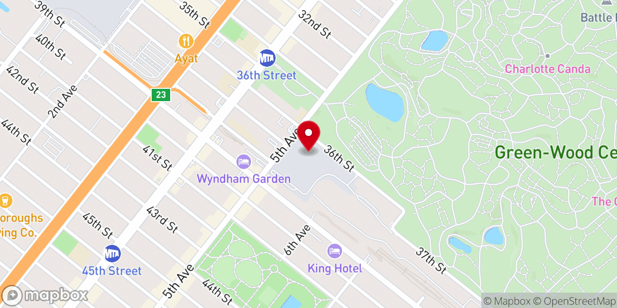 Map showing location of Iglesia Pentecostal Agape Inc