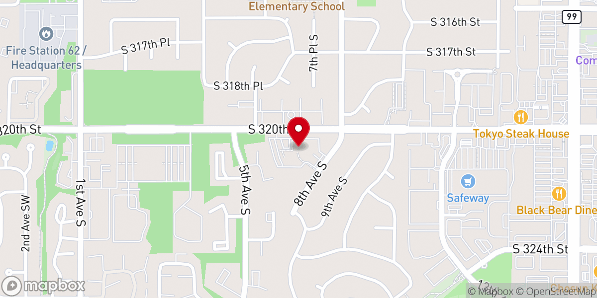 Map showing location of Journey Church