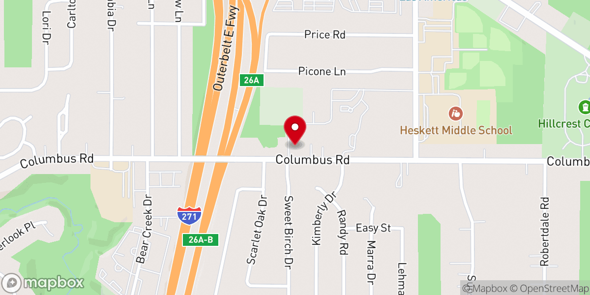 Map showing location of Fellowship Church of God