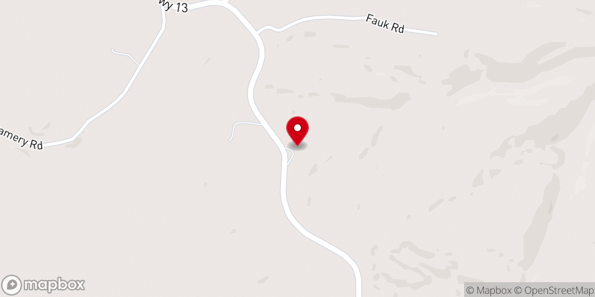 Map showing location of Lewis Chapel Baptist Church