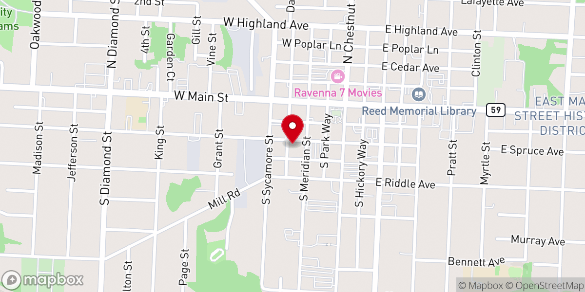 Map showing location of Immaculate Conception Parish Hall
