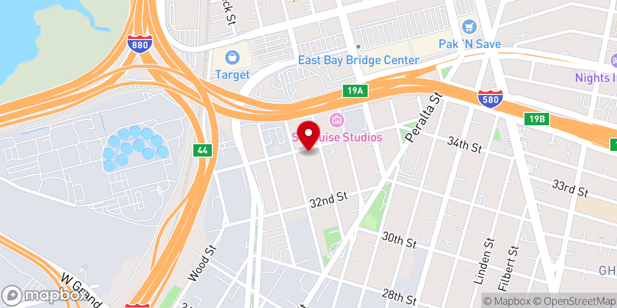 Map showing location of Community Christian Church
