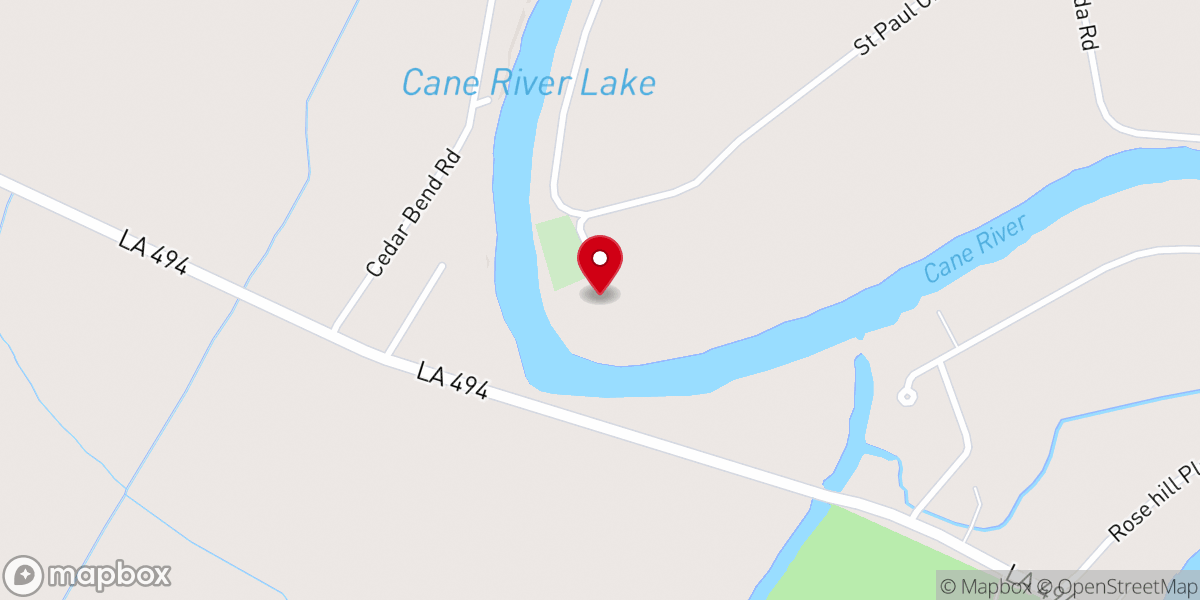 Map showing location of St Paul Baptist Church