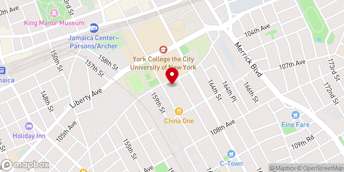 Map showing location of The United House of Prayer for All People