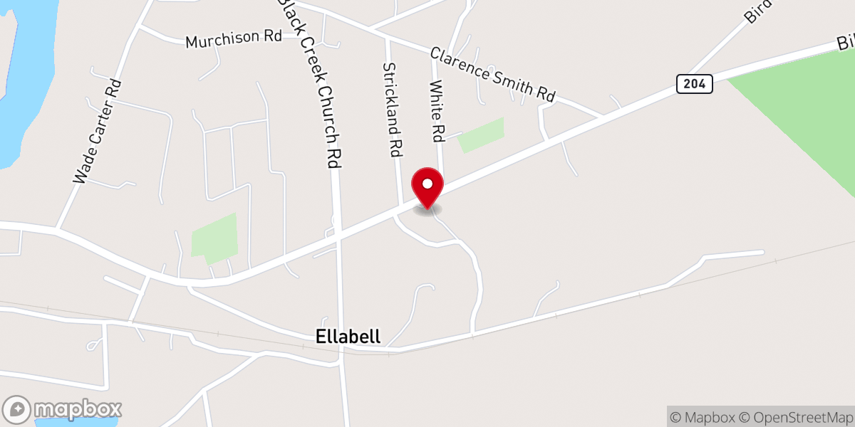 Map showing location of Ellabell Church of Christ