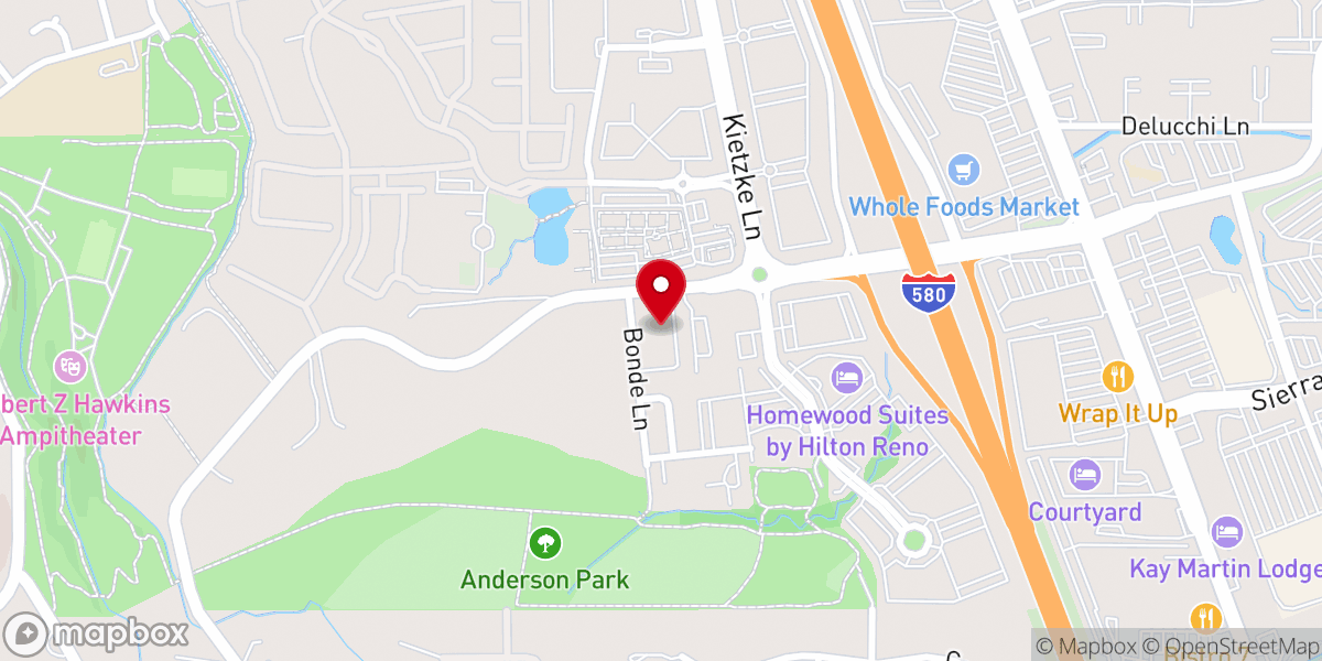 Map showing location of Unitarian Universalist Fellowship of Northern Nevada