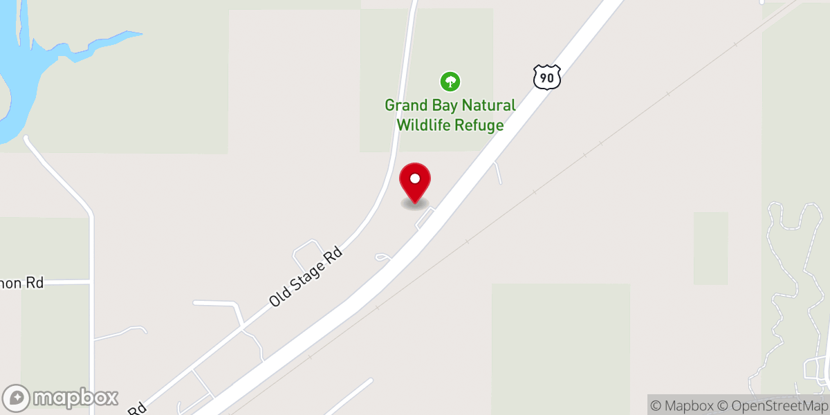 Map showing location of Trinity Pentecostal Tabernacle