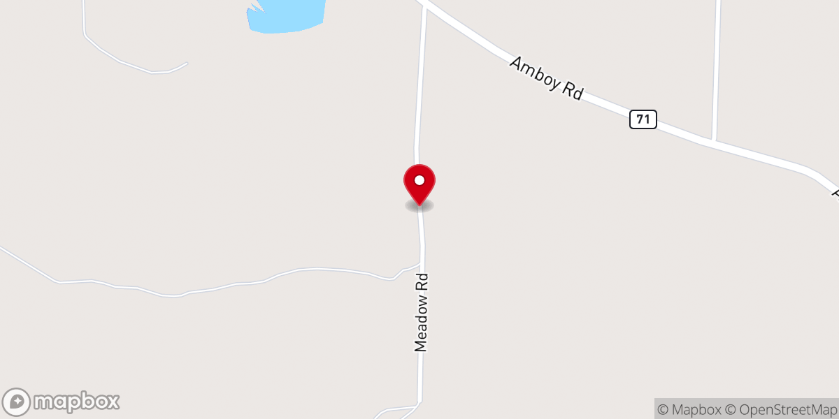 Map showing location of Pine Hill Missionary Baptist Church