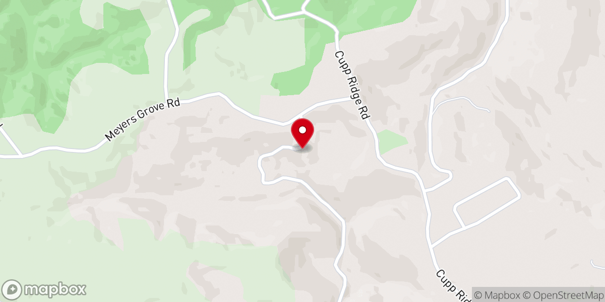 Map showing location of Meyer Grove Church
