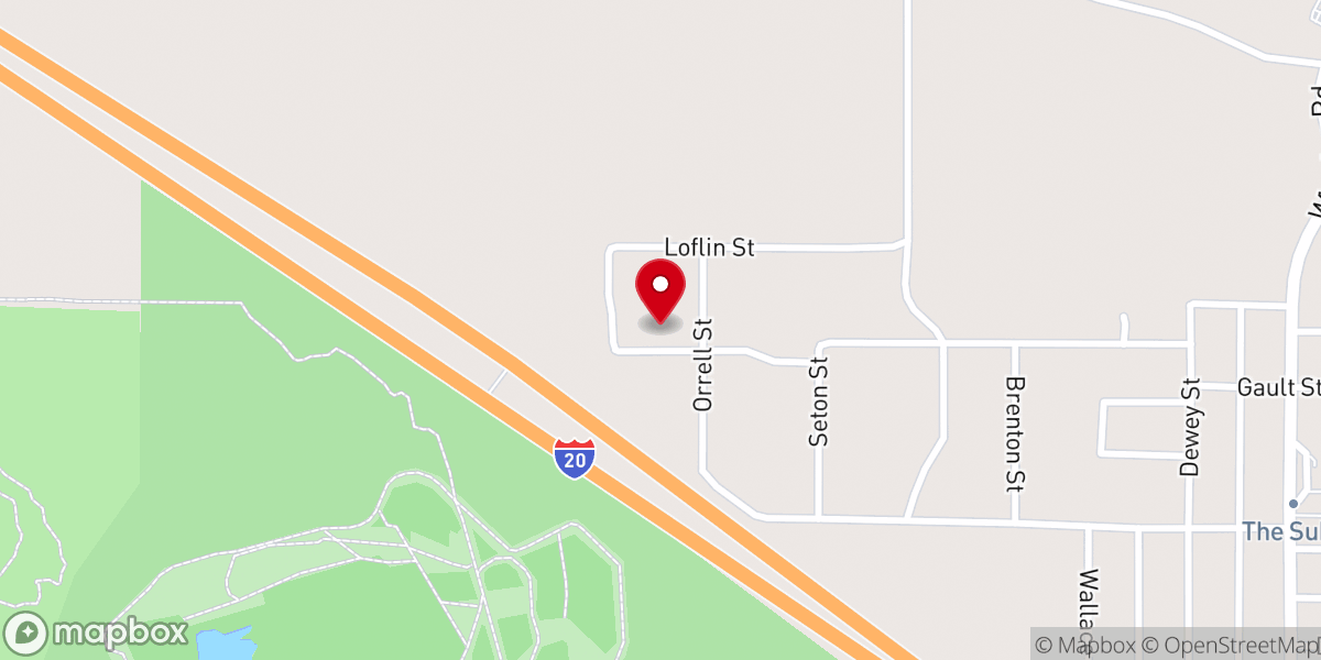 Map showing location of New Mt Calvary Christian Center