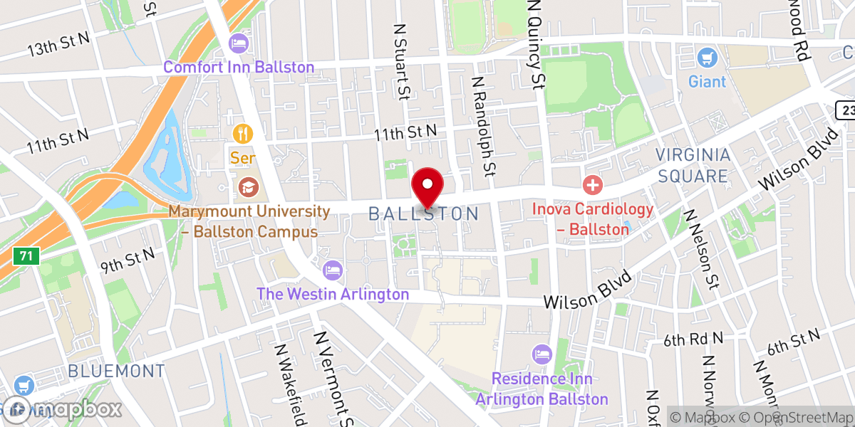 Map showing location of Ballston-MU
