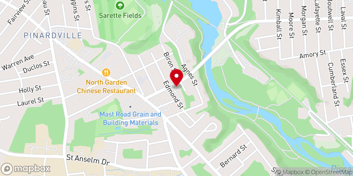 Map showing location of Shiloh Community Church